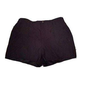 Croft & Barrow Swim Shorts Bottom Built Brief Black Pockets Zipper